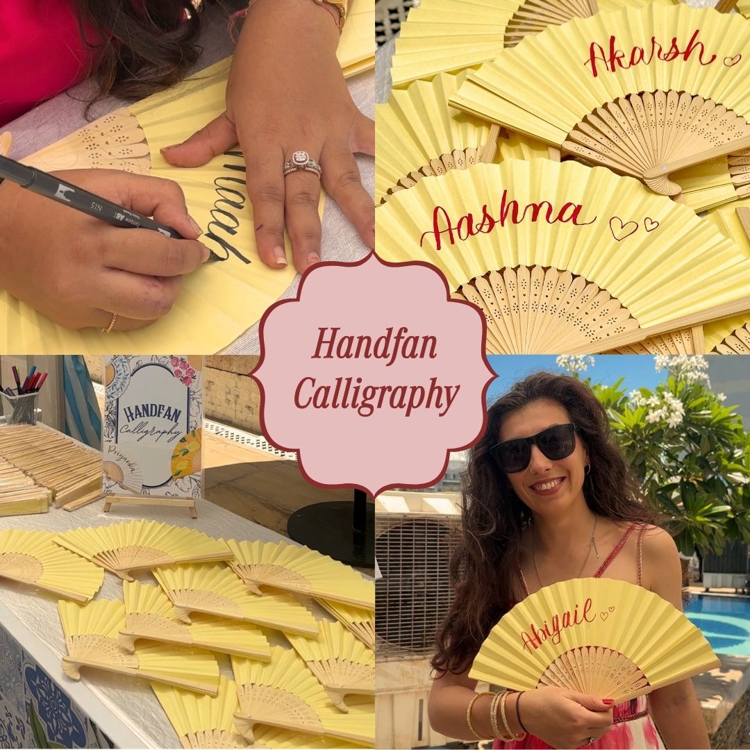 Hand Fan Calligraphy